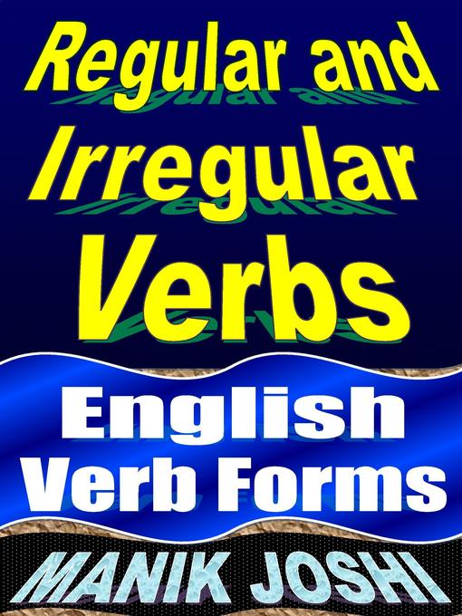 Cover image for Regular and Irregular Verbs